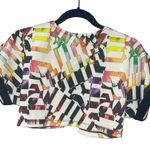 Cropped Open Front Cardigan XS Black Photo 0