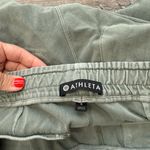 Athleta  Joggers Women’s Size 4 Farallon Pants Cotton Ankle Zip Pockets Stretch‎ Photo 2