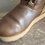 UGG  Aya Waterproof Leather Fur Trimmed Tall Boots Sheepskin Lined Women’s Size 7 Photo 7