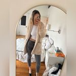 C&C California  Womens Beige Sherpa Coat Cozy Plush Jacket Medium Photo 1