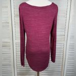 SO  Women's Long Sleeve V Neck Tee Berry-Medium Photo 1