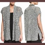 Eileen Fisher  Organic Cotton Linen Open Cardigan Photo 8