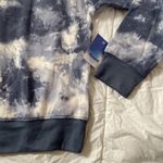 Abound Blue and White Tie-Dye Sweatshirt Photo 2