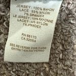 Free People  Vintage Gold Lace Oversized Top RARE NWOT Jersey + Lace Indonesia Photo 1