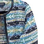 Pendleton Southwest Wool and Leather Trim Open Cropped Shrug Jacket Large Photo 2