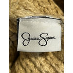 Jessica Simpson Beanie Hat Knit Turban Womens OS Tan Ruched Cap MSRP $30 NWT Photo 2