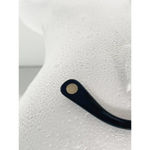 BCBGeneration  Chunky Retro Cat Eye Sunglasses Gray Lenses‎ Black Frame Gold Rim Photo 5