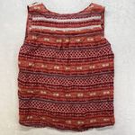 Kuhl  Sleeveless Tank Top Women's Large‎ Flora Blouse Silk Blend Pink Orange Photo 6