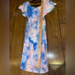 Woman’s Cloolme pink blue tie dye maternity dress NWT medium Photo 2