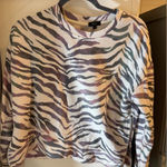 Rails  Marlo Ivory Gradient Tiger Stripe Sweatshirt Size Small Photo 0