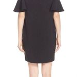 Chelsea28 🛍️ 'Peek-A-Boo' Cold Shoulder Black Shift Dress Size XL Photo 2