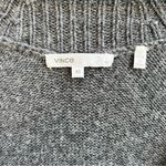 Vince Cashmere Alpaca Wool Long Sweater V-Neck Dress Charcoal Grey Extra Small Photo 1