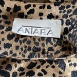 Vintage Leopard Print Blouse Animal Pattern Top Chic Street Style M/L Black Size M Photo 3