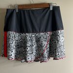 Lucky in love snake print athletic skort large 12 Black Photo 6