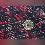 Misook  Knit Cardigan One Button Business Old Money Festive Holiday Size Large Photo 7