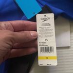 Speedo NWT blue black collar zip fleece lined jacket, size medium Photo 2