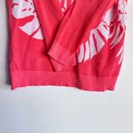 Tommy Bahama Courtside Palm V-Neck Mesh Lightweight Pullover Sweater Coral XS Photo 2
