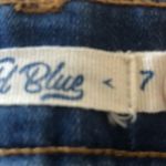 Wild Blue Sadie Robertson Collection  Crochet Lace Blue Jean Shorts Juniors 7 Photo 8