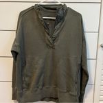 Aerie  Green Pullover Crewneck Sweatshirt Photo 1