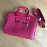 Tote&Carry Faux Snakeskin, Jetsetter 15 inch Laptop Bag, Briefcase, Red, Vegan Red Photo 1