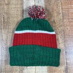 '47 Minnesota Wild Women's Patch Nature Colorblock Pom Beanie Knit Hockey Cuffed Green Photo 1