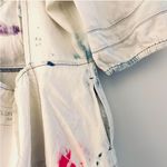 H&M Custom Tie Dye Paint Splatter Mini Dress Artsy One of a Kind Colorful Photo 4