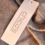 Chico's Womens Long Sleeve Shirt Size XL Taupe Classic Knit Basic Everyday Comfy Photo 7