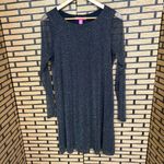 Lilly Pulitzer Ophelia Fairy Whimsigoth Black Shift Dress Size Large Photo 1