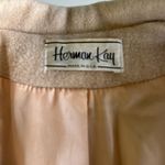 Vintage 60s 70s Herman Kay Camel Tan Wool Dress Coat Jacket Fits Medium Photo 7