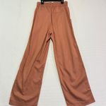 Madewell Wide Leg Pleated Pants Womens Size 0 Fair Trade Factory N613 Clay Photo 1