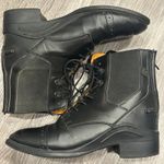 English Riding Ovation Synergy Laced Paddock Boot Black Preppy Heritage 469585 7 Photo 5