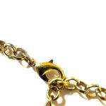 yellow and gold tone cut out statement necklace Photo 3