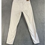 Aeropostale White Skinny Jeans Women 8 28x27 Mid Rise Distressed Casual Night Out Preppy Photo 8