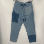 Hollister Pachwork Mom Jeans Sz 11R Ultra High Rise Y2K Indie Raw Hem Coquette Photo 5