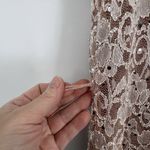 Candalite Vintage Y2K Coquette Fairy Maxi Dress M Pink Lace Crochet Sparkle Photo 8