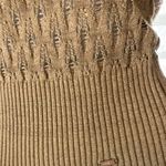 Guess Jeans Elegant Tan Shimmering Knit Sweater M Brown Size M Photo 1