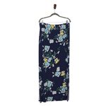 a.n.a  Floral Navy Maxi Skirt Size Large Long Boho Floral Skirt Photo 1