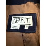 VTG Colorblock Suede Leather Blazer Jacket Women M Burgundy Tan Navy 80's Artsy Size undefined Photo 1