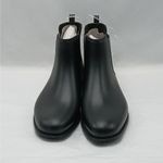 Ferrera Couture By Henry Ferrera Marsala Bling Chelsea Rain Boots Women 7 Black Photo 1