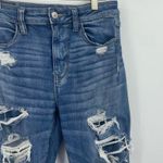 American Eagle Next Level Stretch Distressed Super High Rise Jeggings SZ 6 Photo 1