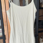 Aritzia  TNA Golden butter essential Divinity 5" Romper scoop onesie ecru greige Photo 0