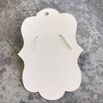 Handmade Tassel Earrings Silver Navy Blue Boho Festival USA Feminine Photo 5