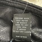 Ashley Stewart  women's plus size 18/20 black cracked pul stretchy pull on pants Photo 6