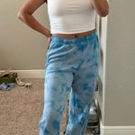 PacSun blue tie dye sweatpants Photo 0