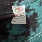 Fruit of the Loom Outer Banks NC Teal and Black Tie-Dye Graphic Tee T-Shirt Size Medium Photo 3