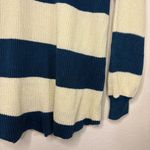 FP Beach Free People Beach Knit Picnic Stripe Sweater Romper In Sailers Blue Combo medium Photo 6