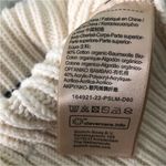 Scotch & Soda - Cream Sweater w/ Black Stripe & Puff Sleeve, Size L Photo 6