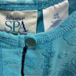 Delicates  Spa Turquoise Formfit Swim Shorts Romper Beach Coverup Size 14 Photo 7