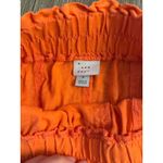 A New Day women's Orange linen blend shorts size small 3" inseam elastic waist Photo 5