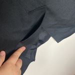 Jenni Kayne black beaded silk slip knee length pencil skirt size 4 Photo 6